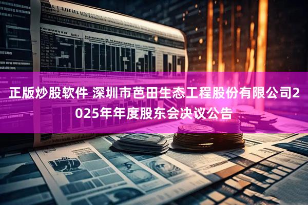 正版炒股软件 深圳市芭田生态工程股份有限公司2025年年度股东会决议公告
